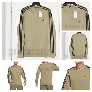 GREEN  NWT Men‎ Crewneck Sweater Sweatshirt Adidas